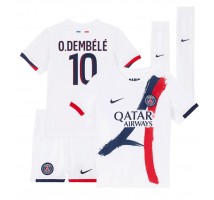 Paris Saint-Germain Ousmane Dembele #10 Koszulka Wyjazdowa dzieci 2025-26 Krótki Rękaw (+ krótkie spodenki)